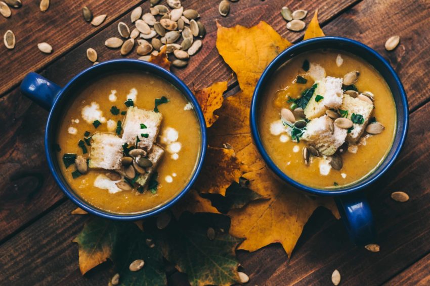 foto кремовый тыквенно-кокосовый суп с карри