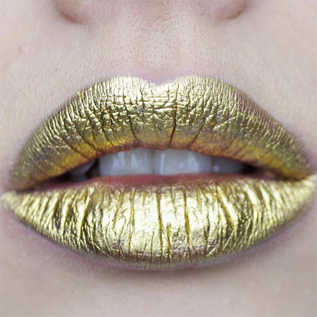 золотые губы
