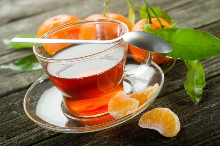 foto мандариновый чай с мятой